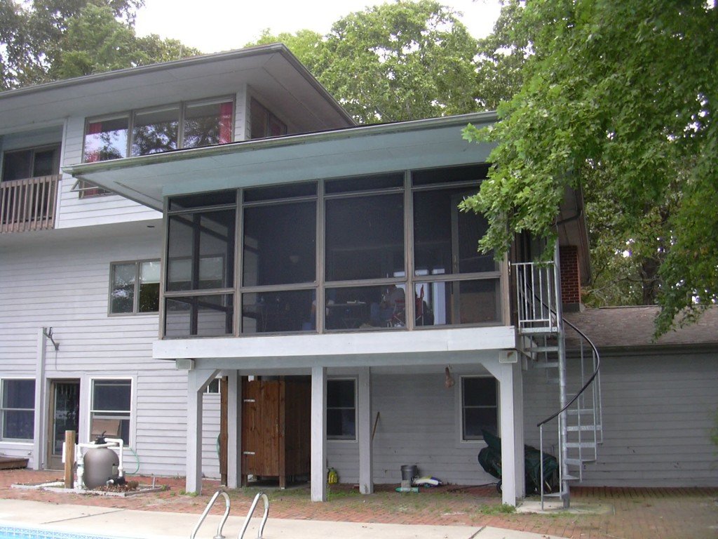 Johnsonbefore1 Betterliving of Delmarva Sunrooms & Awnings DE